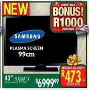 Samsung 43" 99cm Plasma  TV