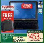 Toshiba Laptop & Bag
