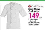 Chef Works Short Sleeve Chef Jacket