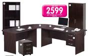 Bedford Basic Home Office Desk Suite