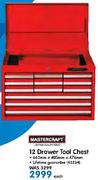 Mastercraft 12 Drawer Tool Chest