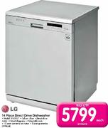 LG 14 Place Direct Drive Dishwasher D1452LF