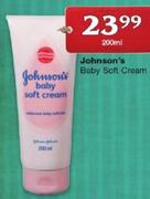 Johnson's Baby Soft Cream-200Ml