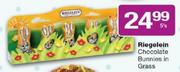 Riegelein Chocolate Bunnies In Grass-5's