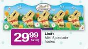 Lindt Mini Sjokoladehasies-5 x 10g