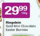 Riegelein Gold Mini Chocolate Easter Bunnies-100g