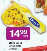 Only Gold Chocolate Chicks-100g