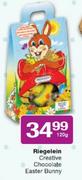 Riegelein Creative Chocolate Sitting Easter Bunny-120g