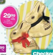 Lindt Gold Milk/Dark Chocolate Bunny-120g Each