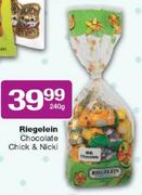 Riegelein Chocolate Chick And Nicki-240g