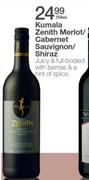 Kumala Zenith Merlot/Cabernet Sauvignon/Shiraz-750ml