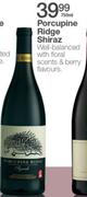 Porcupine Ridge Shiraz-750ml