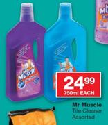 Mr Muscle Tile Cleaner Assorted-750ml Each