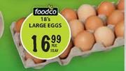 Foodco Large Eggs-18's Per Tray