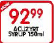 Acuzyrt Syrup-150Ml