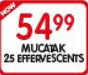 Mucatak 25 Effervescents
