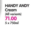 Handy Andy Cream-5x750ml