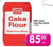 First Value Cake Flour Wheat-12.5kg Each
