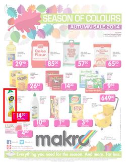Makro Gauteng : Food (24 Apr - 30 Apr 2014), page 1