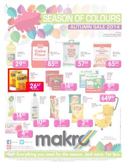 Makro Gauteng : Food (24 Apr - 30 Apr 2014), page 1