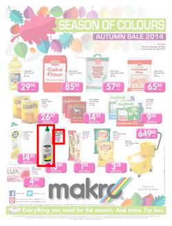 Makro Gauteng : Food (24 Apr - 30 Apr 2014), page 1