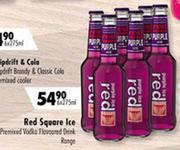 Red Square Ice Premixed Vodka Flavoured Drink Range-6x275ml