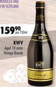 KWV 10 YO Vintage Brandy-750ml