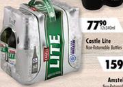 Castle Lite Non Returnable Bottles-12x340ml