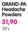 Grand-Pa Headache Powders-38's