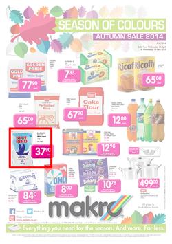 Makro Port Elizabeth : Food (30 Apr - 14 May 2014), page 1