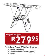 Stainless Steel Clothes Horse-1240x540x560mm