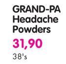 Grand-PA Headache Powders-38's-