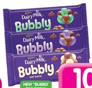 Cadbury Bubbly Slab(All Flavours)-87G