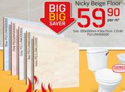 Nicky Beige Floor 350x350mm PG1UNK300000-Per Sqm