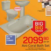 Avo Coral Bath Set XXAV10001-Per Set