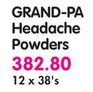 Grand-Pa Headache Powders-12 x 38's