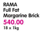 Rama Full Fat Margarine Brick-18 x 1kg