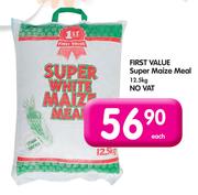 First Value Super Maize Meal-12.5kg