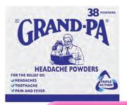 Grand-Pa Headache Powders-12 x 38's