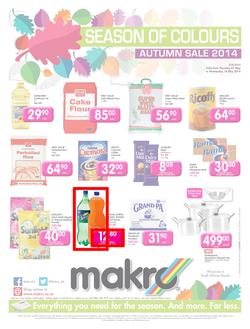Makro Gauteng : Food (1 May - 14 May 2014), page 1