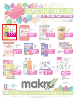 Makro Gauteng : Food (1 May - 14 May 2014), page 1