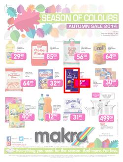 Makro Gauteng : Food (1 May - 14 May 2014), page 1