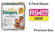 Pampers 6 Pack Wipes-Each