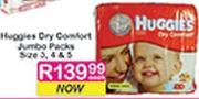 Huggies Dry Comfort Jumbo Packs-Each