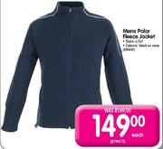 Mens Polar Fleece Jacket-3xl