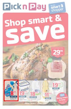 Pick N Pay WC : Shop Smart & Save (6 May - 18 May 2014), page 1