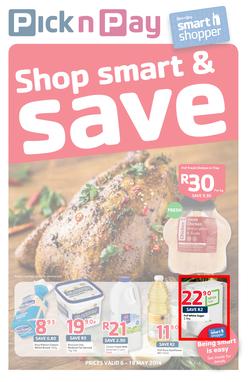 Pick N Pay Inland : Shop Smart & Save (6 May - 18 May 2014), page 1