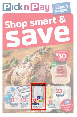Pick N Pay Inland : Shop Smart & Save (6 May - 18 May 2014), page 1