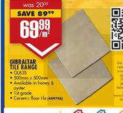 Gibraltar Tile Range-500mm x 500mm-Per Sqm