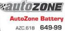 Autozone Battery AZC.618
